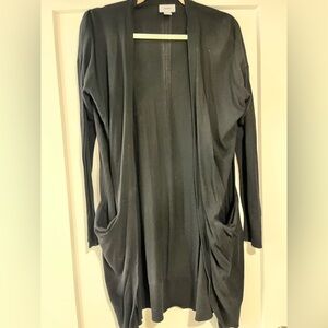 Old Navy Open Front Black Cardigan
